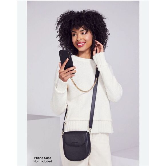 Bandolier Handbags - Bandolier shay black gold convertible crossbody bag & multi wear straps leather